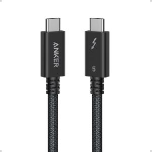 Anker Prime Thunderbolt 5 Cable (240W, 120Gbps, 3.3ft) – Intel Certified