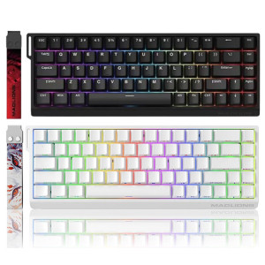 FGG MADLIONS MAD 68HE Magnetic RGB Gaming Keyboard 60% Compact Hall Effect Rapid Trigger Adjustable Actuation Hot Swappable Wired Mechanical Keyboard for PC Mac