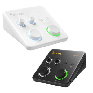 Maono PS22 Lite Compact Audio Interface with Low Latency, USB Connectivity for PC & Laptop Recording