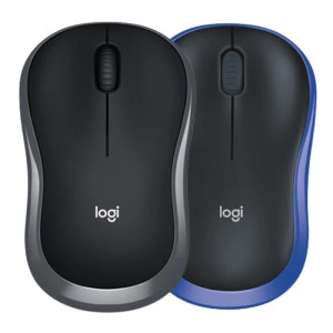 Logitech Wireless Mouse for PC, Mac & Laptop – 2.4GHz USB Receiver, 1000 DPI Optical Tracking, Ambidextrous Design - M185