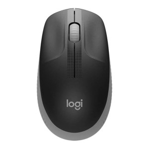 Logitech Wireless Mouse Full-Size Ambidextrous Design, Precise Tracking, Wide Scroll Wheel & Thumb Grip Comfort - M190  - Black