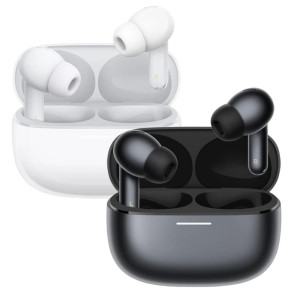 Xiaomi Redmi Buds 8 Pro True Wireless Earbuds with 55dB Active Noise Cancellation, Triple Driver Hi-Res HiFi Sound, Dolby Audio, 33+ Hours Battery, Bluetooth 5.4 & IP54 – Cloud White