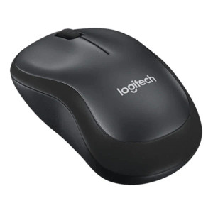 Logitech Silent Wireless Mouse 2.4GHz Reliable Connection, USB Mini Receiver, Comfortable Compact Design - M221 - Black