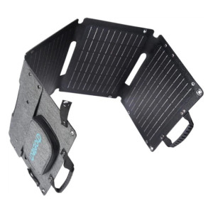 Choetech 40W Foldable Solar Panel Charger with USB-C PD 3.0 30W & QC 3.0 18W Fast Charging for Camping, Travel, Smartphones & Power Banks - SC006-V5-GY