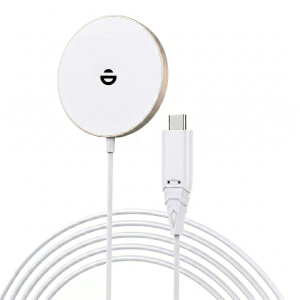 Choetech 15W MagSafe Compatible Wireless Charging Pad for iPhone with Fast Magnetic Wireless Charging - T518-F-G - Gold