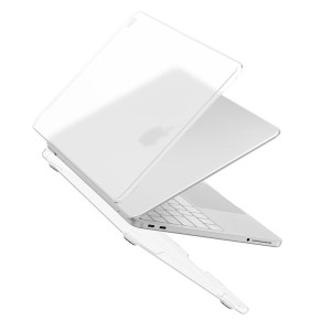 UNIQ CLARO Ultra Thin Sleek Protection Case for MacBook Neo A18 Pro (2026) – Frost Clear