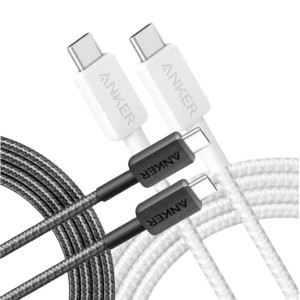 Anker 322 Nylon Braided USB-C to USB-C Fast Charging Cable 60W (3ft)