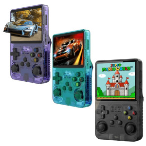 R36S 64GB (Ark OS) Retro Pocket Handheld Console 20,000+ Games with Eye Protection HD 3.5 IPS Screen for Adults and Kids