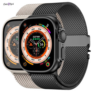 Premium Magnetic Milanese Loop Mesh Watch Band for Apple Watch by Case Lord (42-49mm)