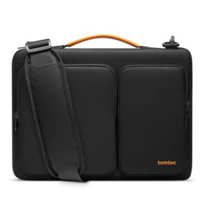 Tomtoc Defender A42 Laptop Shoulder Bag for MacBook Pro - Black