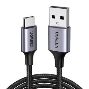 Ugreen USB-A to USB-C Fast Charging Cable - 1m - Black