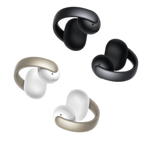 Anker Soundcore AeroClip Open-Ear Clip-On Earbuds with 12mm Drivers, AI Clear Calls & Hi-Res Audio