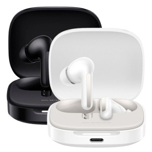 Xiaomi Redmi Buds 6 Wireless Earbuds Global Edition – 49dB Active Noise Cancellation, Immersive 360° Surround Sound, 42H Long Battery, Bluetooth 5.4 In-Ear Headphones - Black