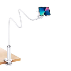 Ugreen Gooseneck Desktop Phone Holder with Flexible Long Arm - White