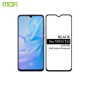 MOFI VIVO Y51 2.5D 9H Full Screen Protector Tempered Glass Anti BlueRay - BLACK