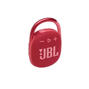 JBL Clip 4: Ultra Portable Speaker with Bluetooth, Built-in Battery, Waterproof and Dustproof Feature – Red