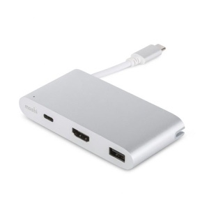 Moshi USB-C Multiport Adapter Silver - 99MO084204