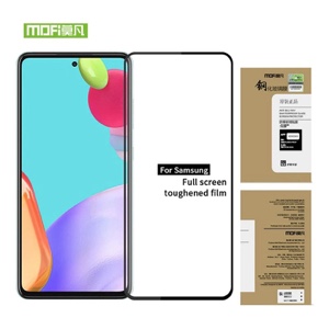 MOFI Premium Tempered Glass for Samsung M31s Full Coverage Screen Protector 2.5D 9H - BLACK