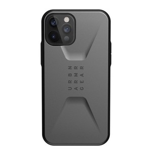 UAG iPhone 12/12 Pro (6.1) Civilian Phone Case - Silver