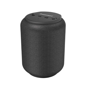 Tronsmart T6 Mini Upgraded Bluetooth Speaker TWS Speakers IPX6 Wireless Portable Speaker with 360 Degree Surround Sound, Voice Assistant - BLACK