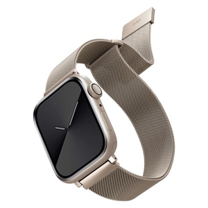 UNIQ DANTE Apple Watch Mesh Steel Strap for Series 1-10, SE/SE2 41/40/42MM - Starlight