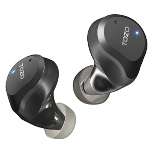 TOZO NC9 Pro V.2022  Hybrid Active Noise Cancelling Wireless Earbuds with Premium Deep Bass, IPX6 Waterproof, Bluetooth 5.3, Immersive Sound – Matte Black