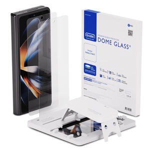 Whitestone Dome Glass for Samsung Galaxy Z Fold 5 Full Tempered Glass Shield with Liquid Dispersion Tech (Easy Kit Included) Pack of 2 with UV