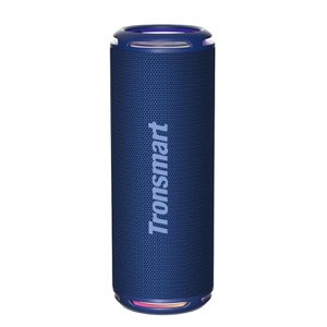 Tronsmart T7 Lite Bluetooth Speaker Portable Enhanced Bass with 24 Hours Playtime, APP Control, IPX7 Waterproof for Camping - Blue