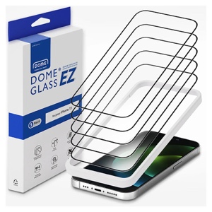 iPhone 15 Whitestone Dome EZ Glass Screen Protector – Pack of 5