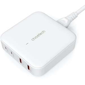 Choetech 100W GAN 4 Ports Desktop Charger - PD8008 - White
