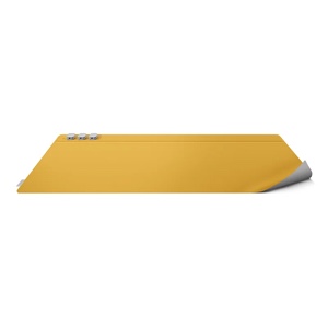 Uniq Hagen Reversible Smart Organizer Desk Mat – Canary (Yellow/Chalk Grey)