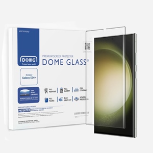 Whitestone [Dome Glass] Tempered Glass Screen Protector Liquid Dispersion Tech For Samsung Galaxy S24 Plus Single Pack without UV