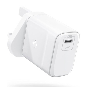 Spigen 20W PD ArcStation USB C 3.0 Fast Charging Wall Charger - White