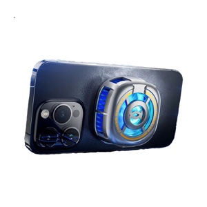 Plextone EX2 Ultra Magnetic Cooling Fan with RGB Light Refrigeration Radiator for Mobile Phones, Tablet