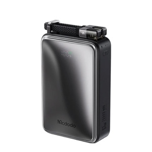 Mcdodo 67W 20,000 maH Power Bank with Built-in Cables, Digital Display, 2C+1A - MC4331 - Black