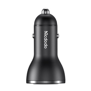 Mcdodo 95W USB-A + USB-C Dual-Ports Car Charger with Digital Display - CC5670 - Black