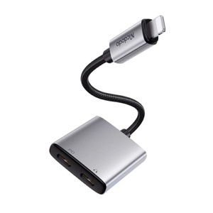 Mcdodo 2 in 1 Lightning to Lightning and Audio Adapter Cable - CA-5560