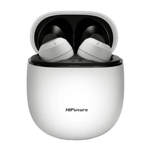 Hifuture OlymBuds 3 True Wireless Earphones with Bluetooth 5.3, 25H, 6mm Drivers, Super Bass - White