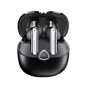 Hifuture SonicAir True Wireless Bluetooth Earphones with Bluetooth 5.3, ENC Noise Cancellation, 4 Microphones, 10mm Drivers - Black