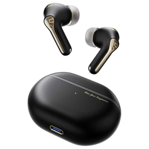 SoundPEATS Capsule3 Pro+ Wireless Earbuds with Adaptive Noise Cancelling, Hi-Res HiFi Stereo Sound with xMEMS Speaker, ANC , LDAC, 6 Mic 43H Playtime - Black
