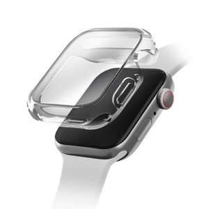 UNIQ Garde Case with Screen Protection for Apple Watch Series 10 42MM - CLEAR (CLEAR)