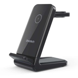 Choetech 15W 4-in-1 Wireless Charger Stand for Apple and Samsung Watch