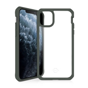 ITSKINS iPhone 11 Pro  Hybrid Solid (Midnight Green Transparent) 4894465025823