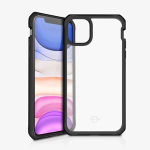 ITSKINS iPhone 11 Hybrid Solid (Plain Black Transparent) 4894465310462