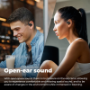 SoundPEATS Breezy Open Ear True Wireless Earphones with 40Hrs Playtime, 90° Adjustable, Bluetooth 5.4, 12mm Drivers, 4 Mics with AI Call Noise Canceling