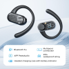 SoundPEATS Breezy Open Ear True Wireless Earphones with 40Hrs Playtime, 90° Adjustable, Bluetooth 5.4, 12mm Drivers, 4 Mics with AI Call Noise Canceling