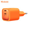 Mcdodo 45W Gana Mini Ultimate Mini GaN Dual Port Charger - Cosmic Orange