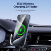 Duzzona V5 Qi2 15W Magnetic Wireless Car Charger - Black