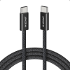 Anker Zolo 240W USB C to USB C Cable, Braided and Dirt-Free with Slim Connector - 3ft