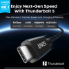 Anker Prime Thunderbolt 5 Cable (240W, 120Gbps, 3.3ft) – Intel Certified